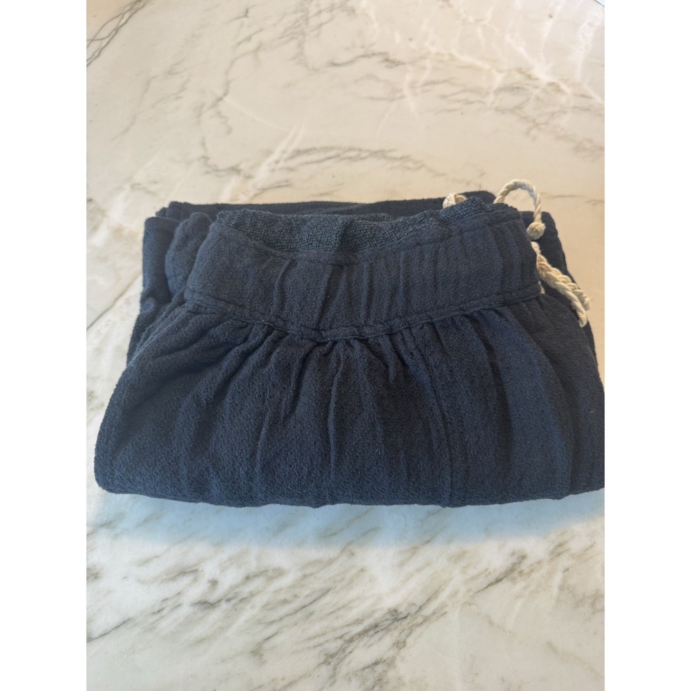 Free People Beach Navy Blue Maxi Dress Small Drawstring Waist Pockets Sleeveless - Picture 12 of 12